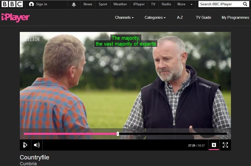 Sean Sparling - Glyphosate Outlook on Country File