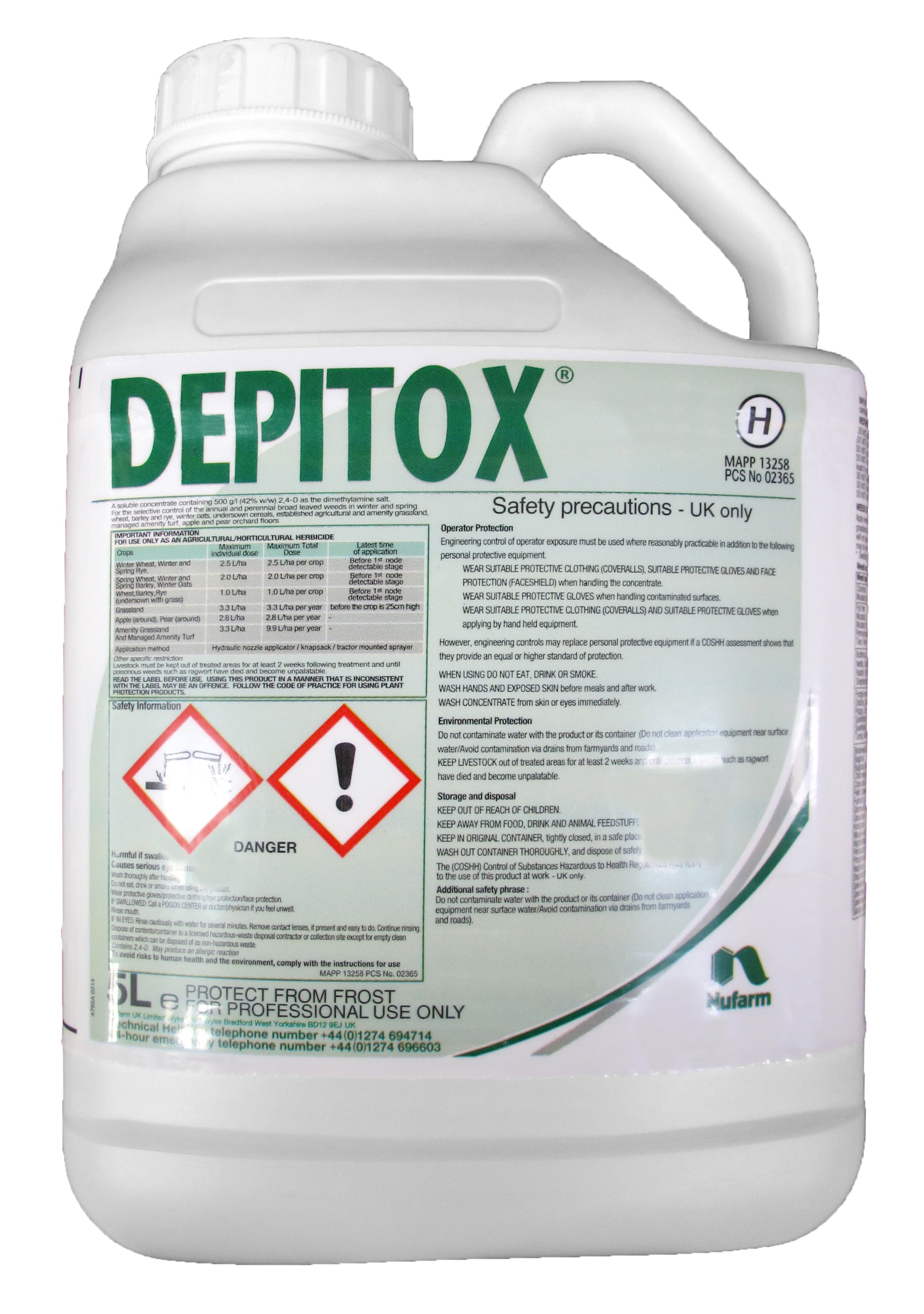 Depitox 500 Selective Herbicide 5 L