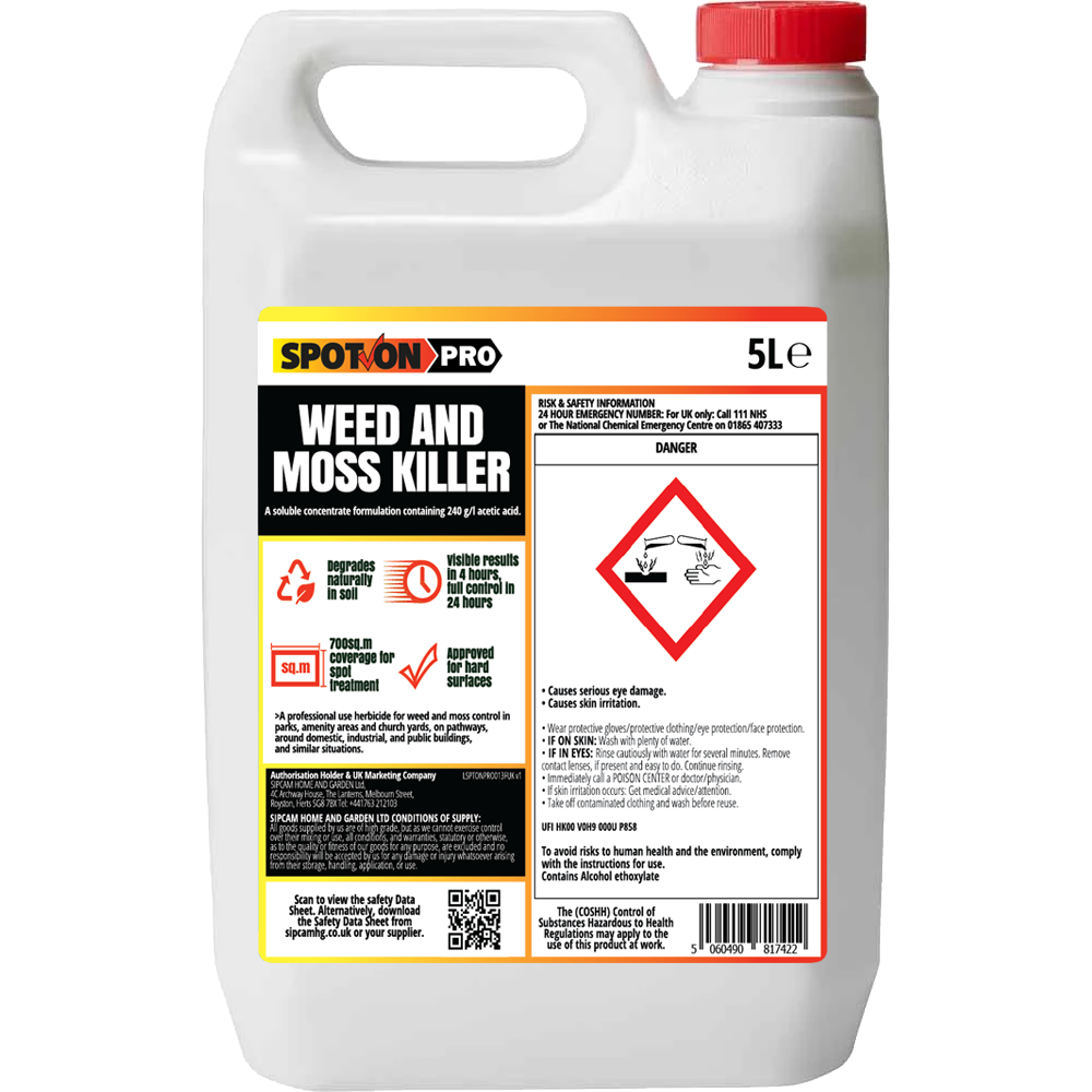 Spot On Pro Glyphosate Free Weed & Moss Killer