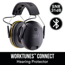 3M Worktunes Connect Wireless Hearing Protector Earmuffs