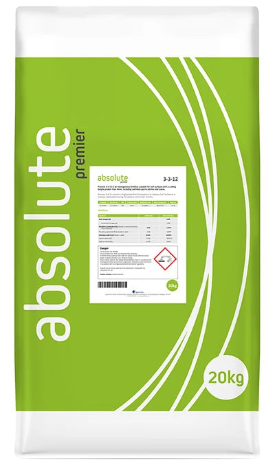 Absolute Premier High-K Paddock Fertiliser 3-3-12 20kg