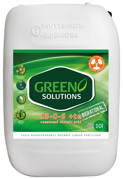 Green Solutions 15-0-6 With Seaweed, Humic Acid & Trace Elements 10L
