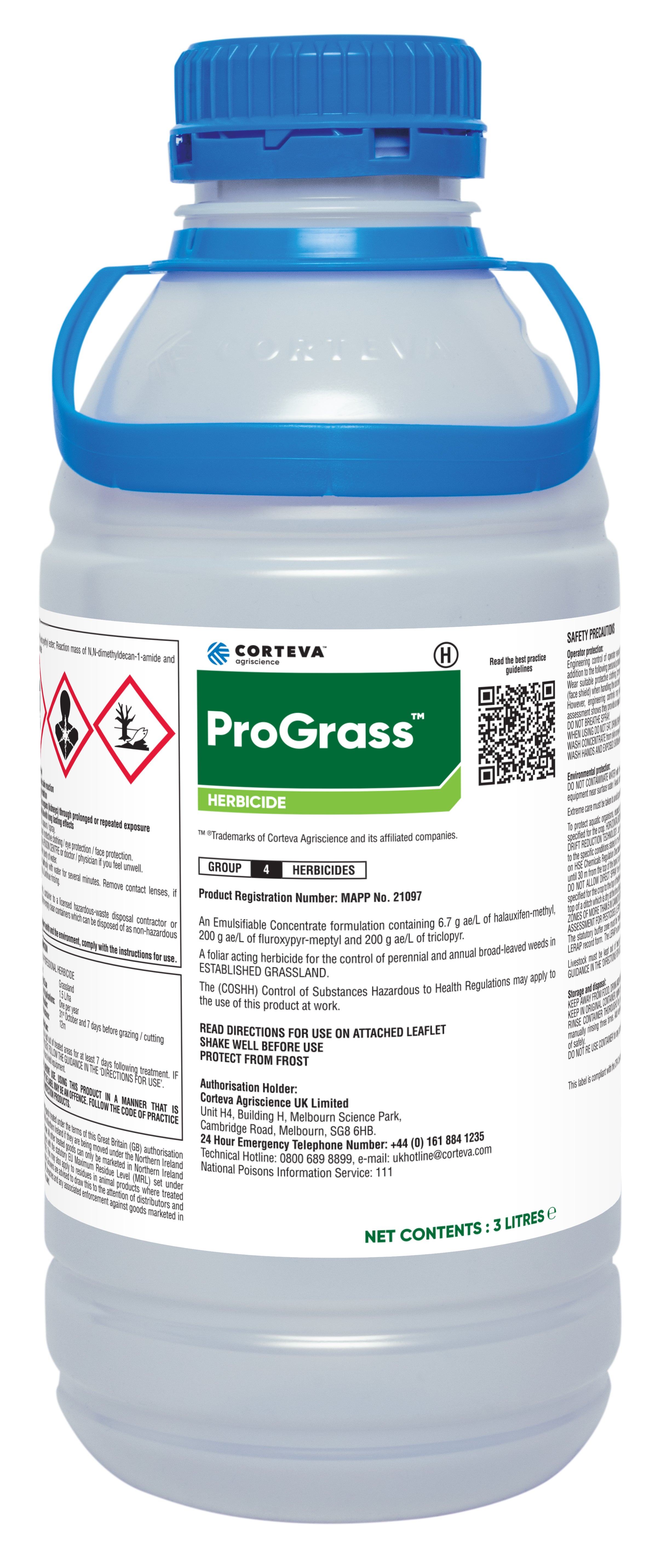 ProGrass Selective Weed Killer 3L
