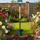 Solid Socket Garden Spade with Ergonomic Handle