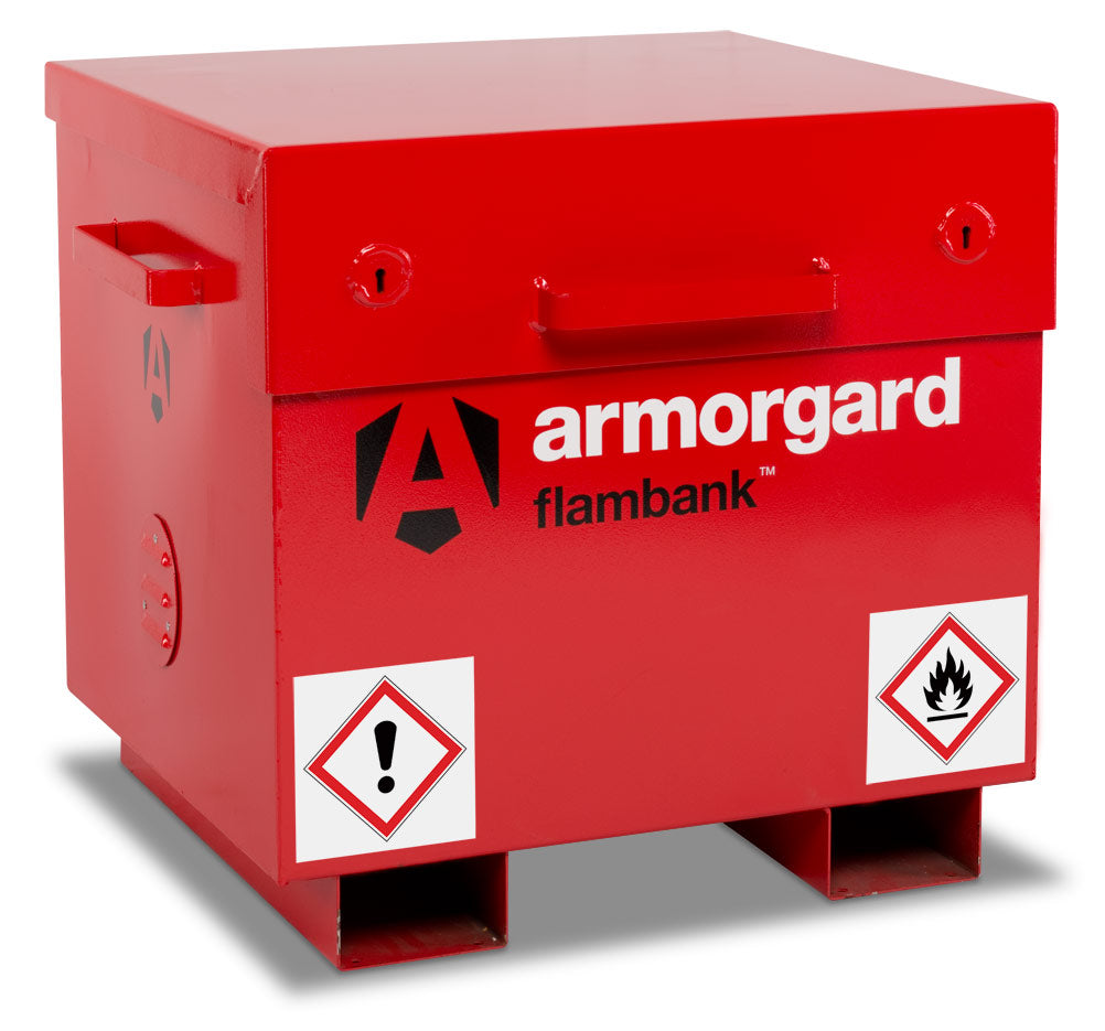 Armorgard FlamBank™ Chemical and Fuel Storage Boxes